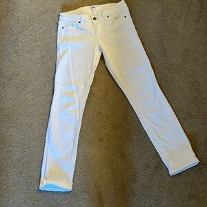 Paige white stretch jeans size 27